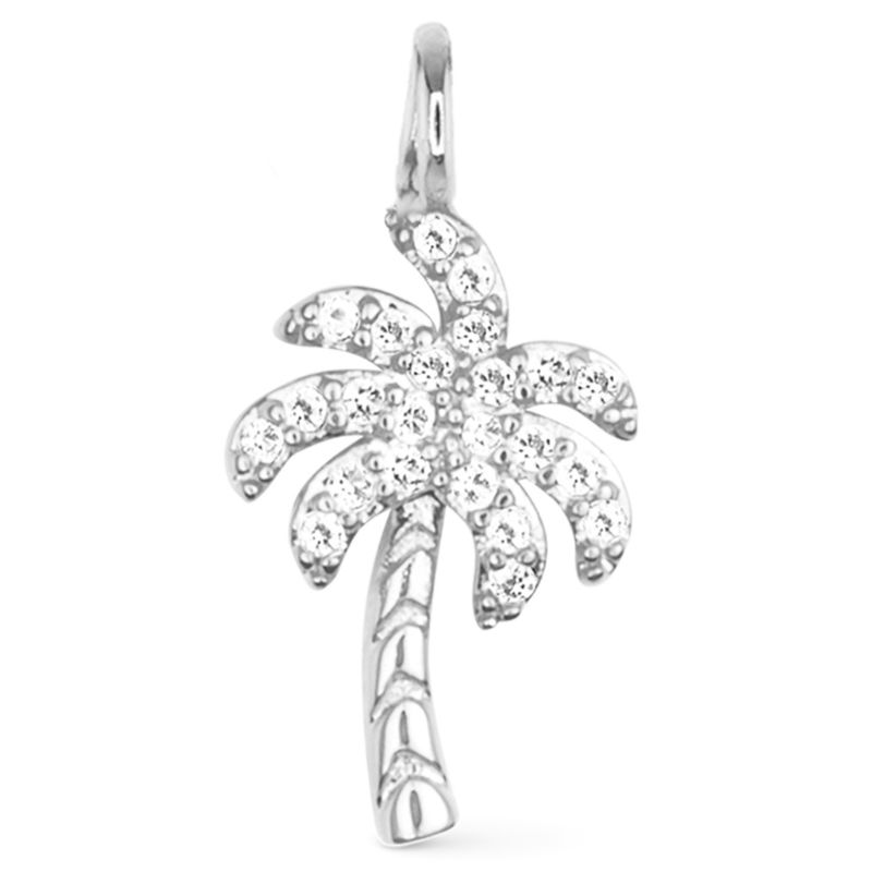 Palm Tree Charm Silver